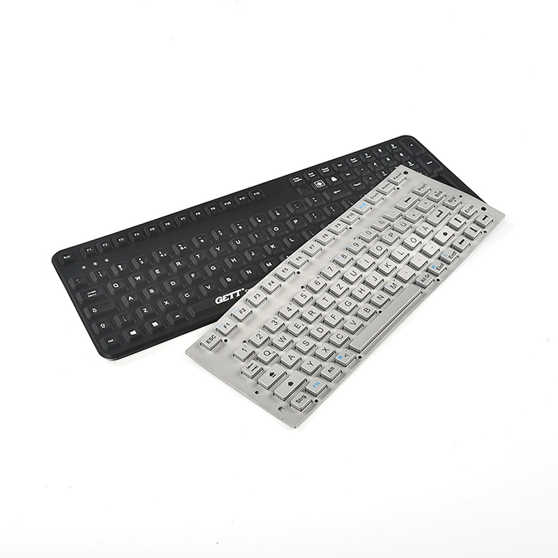 Hongju OEM silicone  spill resistant computer keyboard for game