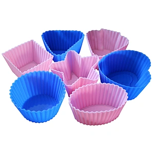 Hot selling microwave silicone cupcake liners cupcake mold silicone baking cups