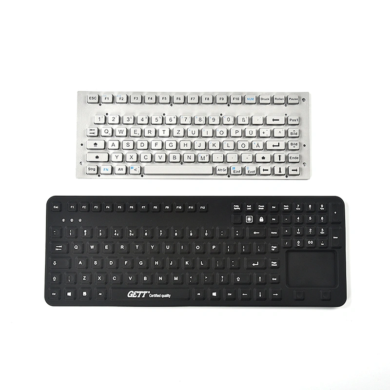 Hongju OEM silicone  spill resistant computer keyboard for game