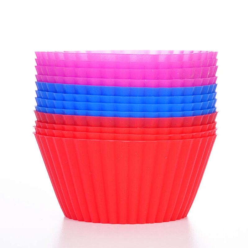 Hot selling microwave silicone cupcake liners cupcake mold silicone baking cups