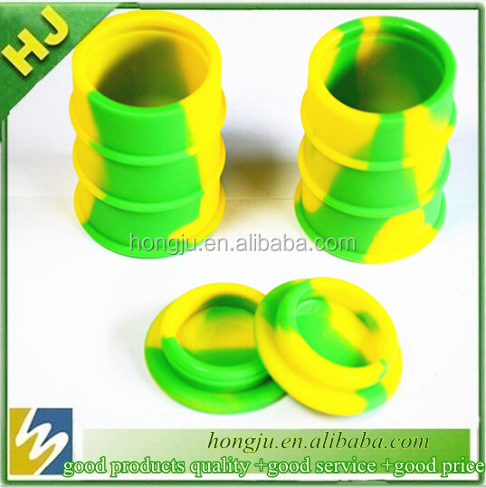 silicone jars wax vaporizer oil container,oil wax container,silicone bho container;