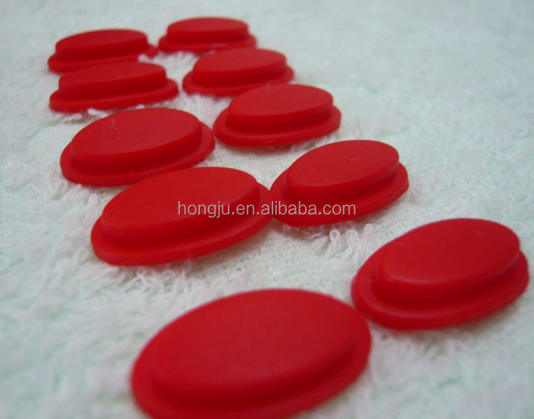 red silicone rubber button