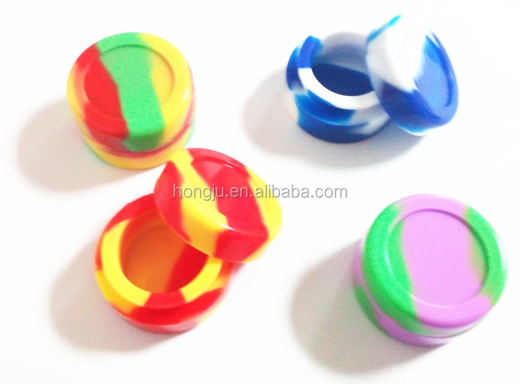 silicone container,silicone jars wax container;
