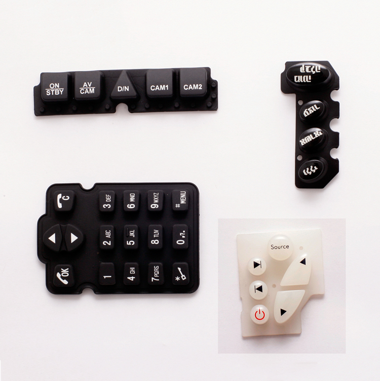 rubber push button switch cover