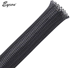Black Braided Cable Sleeve Core Sheathed Pvc Cables Usb Data Cable wire roll for USB, type C, charging cable