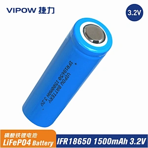LiFePO4 Battery IFR18650 1500mAh 3.2V