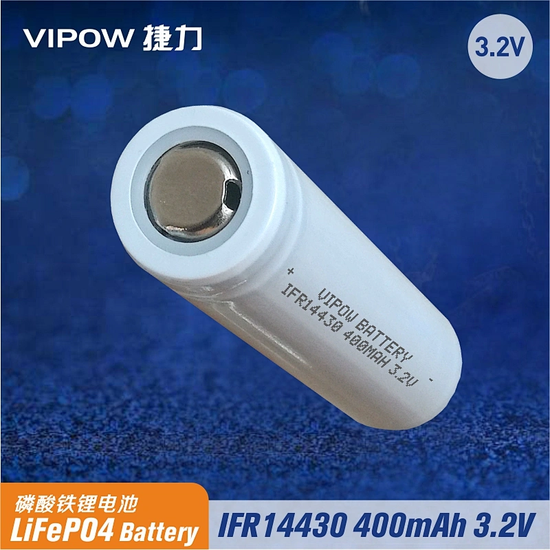 磷酸铁锂电池 IFR14430 400mAh 3.2V 平头