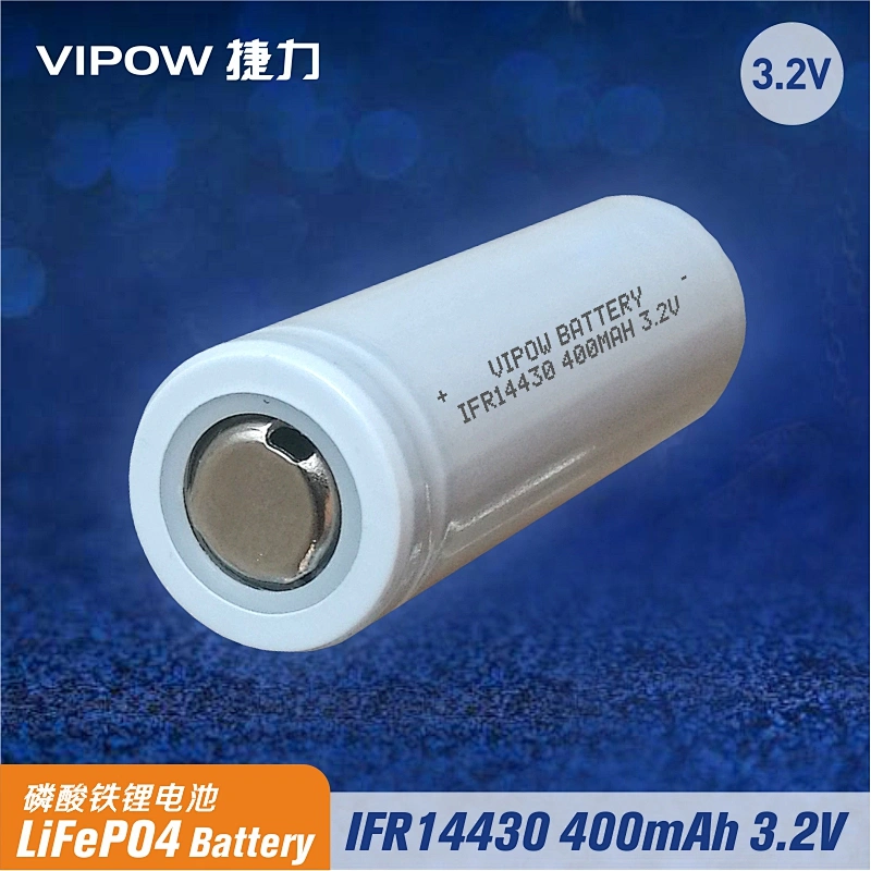 磷酸铁锂电池 IFR14430 400mAh 3.2V 平头