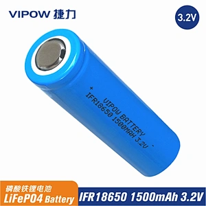 LiFePO4 Battery IFR18650 1500mAh 3.2V