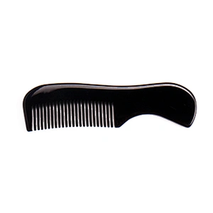 Custom made horn handmade hair comb