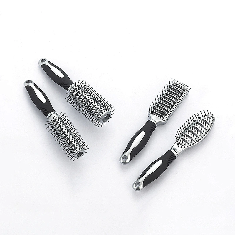 Factory wholesale custom hairdresser styling brush hair dryer hair brush plastic massage brush