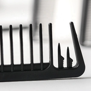 private label carbon tail antistatic comb wode tooth carbon comb