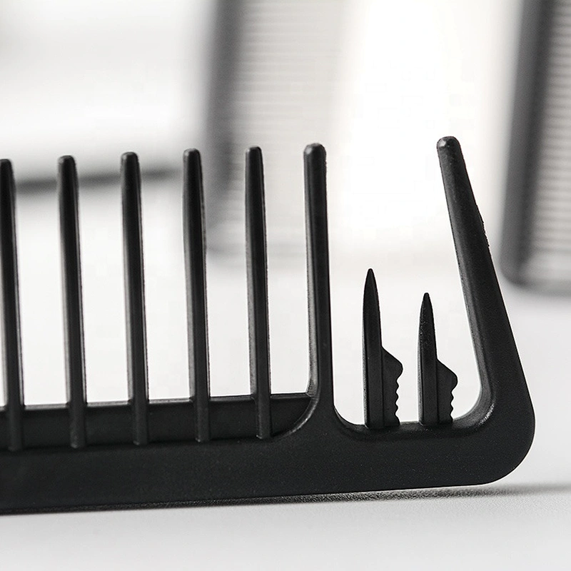 private label carbon tail antistatic comb wode tooth carbon comb