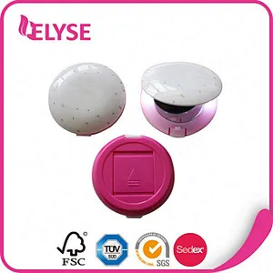 Hot selling new design beautiful conmpact mirror with led