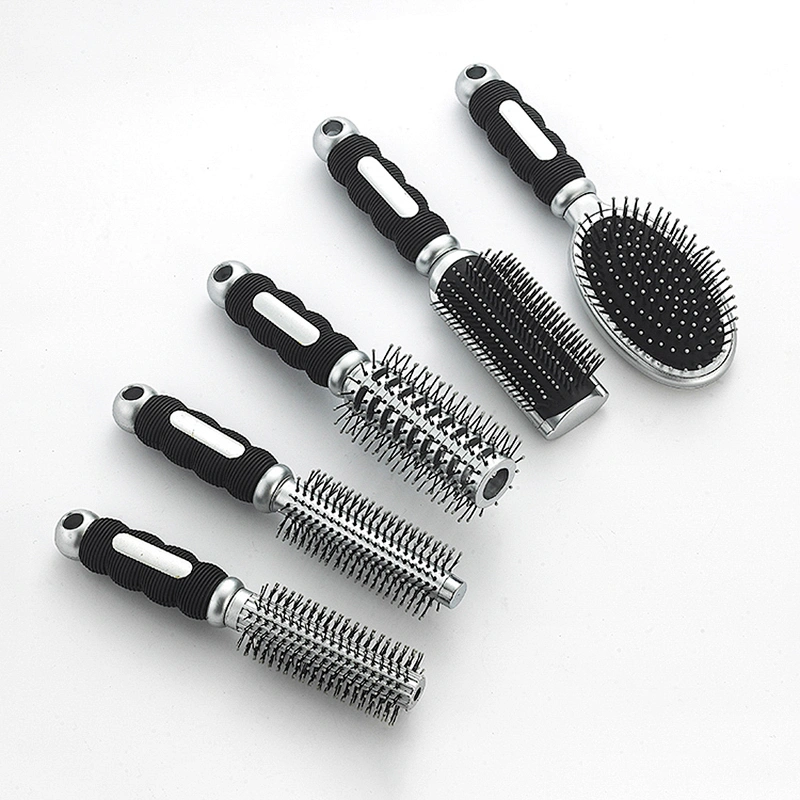 Customized various color massage hair brush paddle hair brush hair dryer companion ventilation brush
