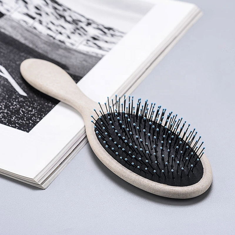 Plant degradable material detangling brush household scalp massager shampoo brush personal care hair brush