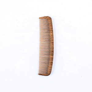 wood comb hair bamboo 100% natural wood razor like comb peach hair wood comb