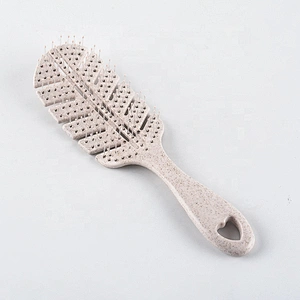 Plant degradable material detangling brush household shower hair brush personal care hair brush