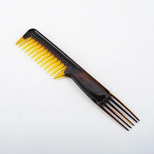 Hot sale 5 tooth carbon fiber hair teasing comb
