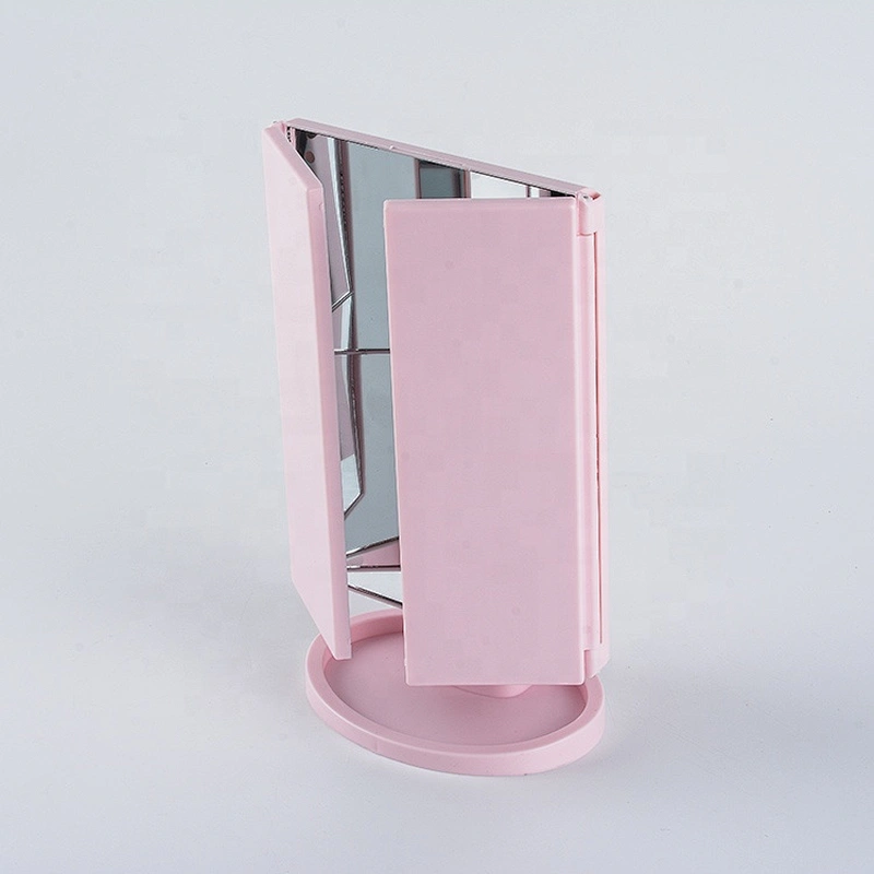2020 hot selling vanity mirror led lights fold led compact mirror customized led makeup mirror for salon