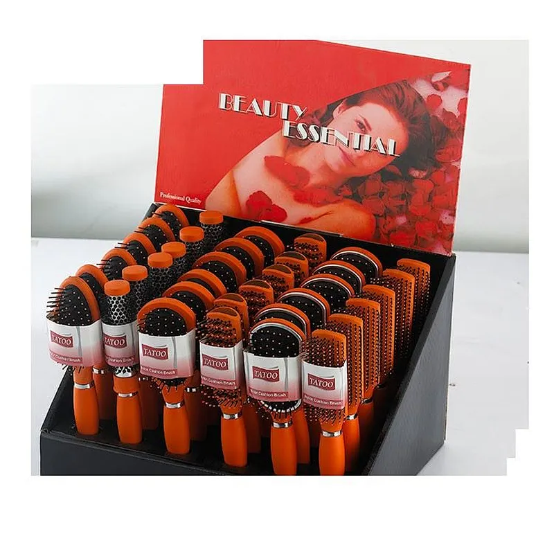 Wholesale high quality hair brush stand set