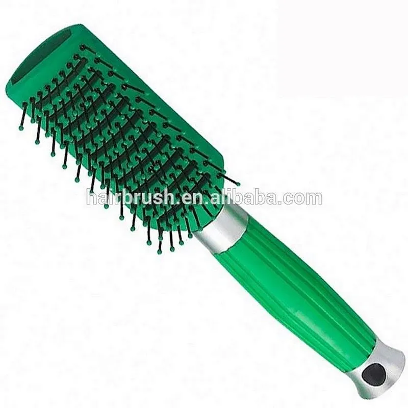 Dual bristle vent hairbrush/man hair brush