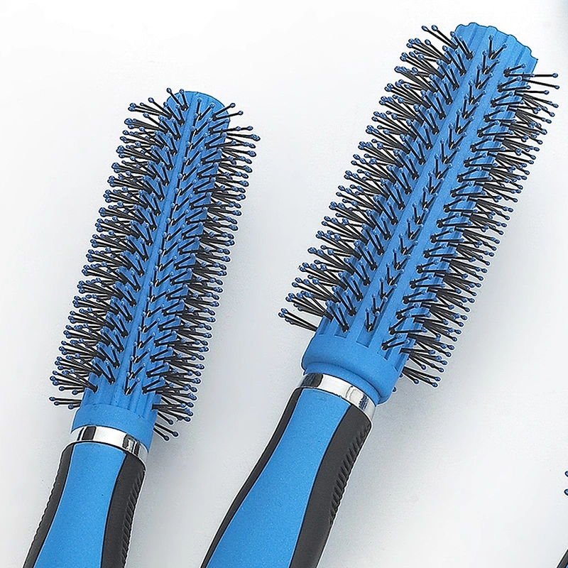 Professional hairdresser styling brush plastic hair round brush ventilation cushion brush