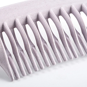 Plant degradable material personal care tangle teezer household wide tooth comb  cross tooth hair comb