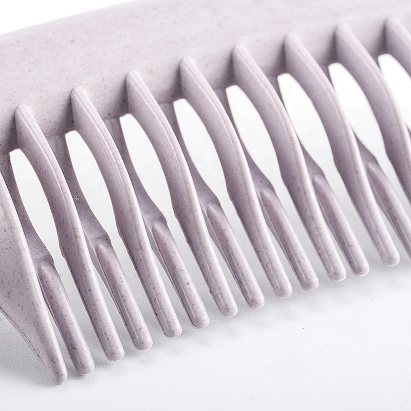 Plant degradable material personal care tangle teezer household wide tooth comb  cross tooth hair comb