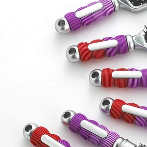 Customized various color massage hair brush paddle hair brush hair dryer companion ventilation brush