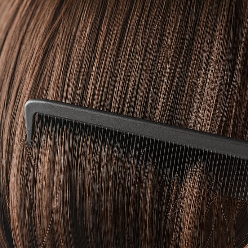 private label carbon tail antistatic comb wode tooth carbon comb