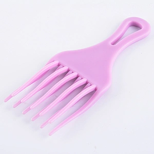 Popular plastic hair afro comb hairdressing styling tool durable high quality ABS hair combs clipper comb