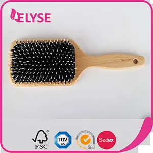 Wholesale wooden hair make up brush for beauty