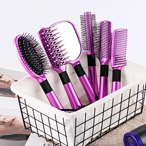 Professional cheap plastic hair straightening comb