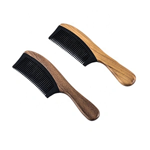 hot selling wooden pick beard comb cheap personalized hair comb wood hair comb brush
