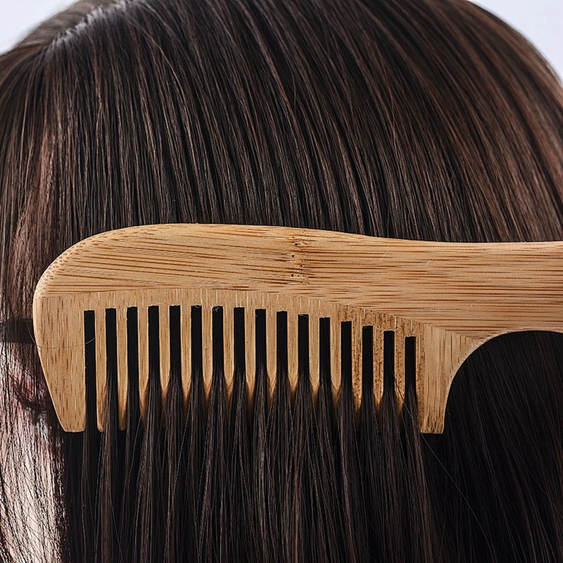 wide tooth hot wood hair comb machines peach wood hair comb  thin custom wooden comb