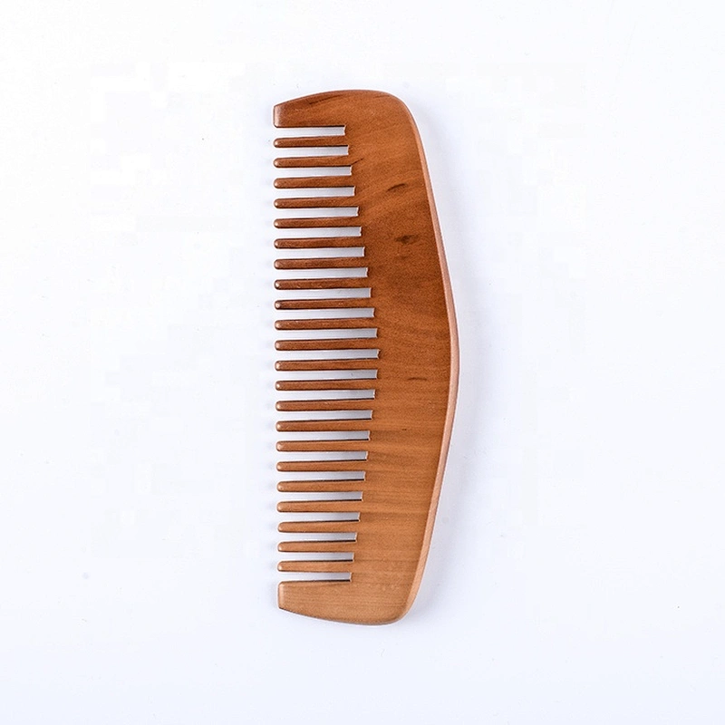 beard comb wood horn logo imprinted wooden comb professional hand made wood comb