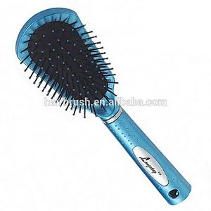 Acupuncture scalp massage blue cushion Hair Brush