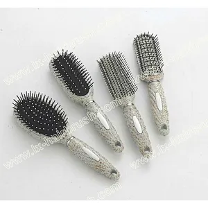 A-G handle marble painting cushion hair brush,vent hairbrush