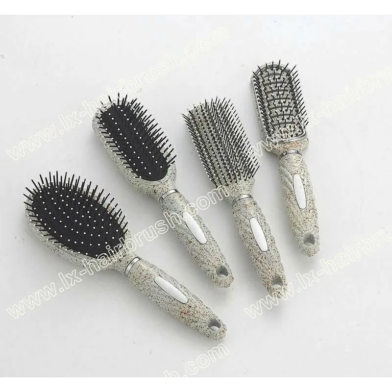 A-G handle marble painting cushion hair brush,vent hairbrush