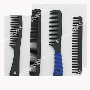 different types of black plastic hair comb