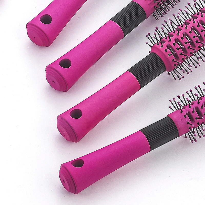 Factory customized hairdresser styling hair brush hair dryer ventilation brush massage brush