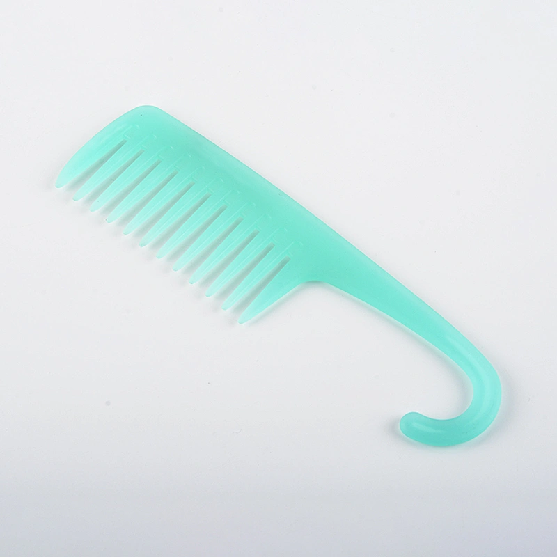 Wholesale cheap wide plastic tooth hook comb for bath