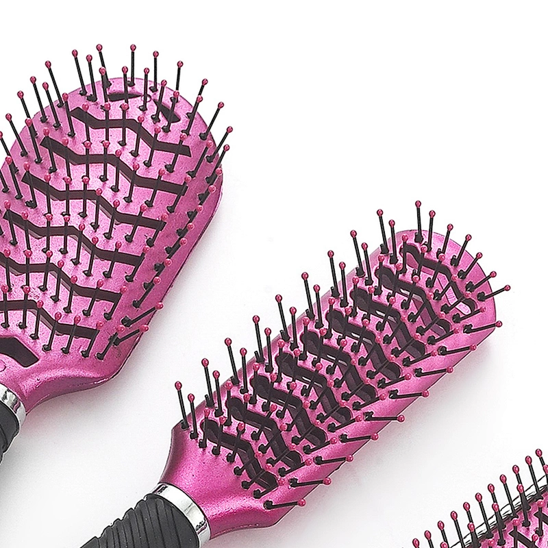 Wholesale custom hairdresser professional ventilation hair brushes with customizable colors