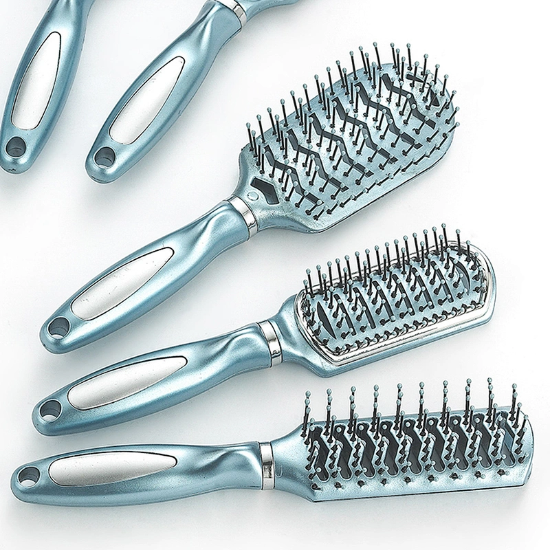 Wholesale hair dryer companion hair brush hairdresser styling brush plastic massage brush