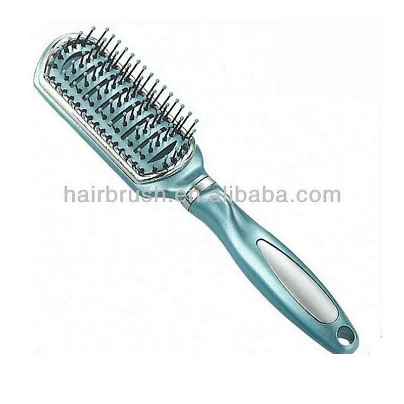 Blue vent plastic korea hair brush