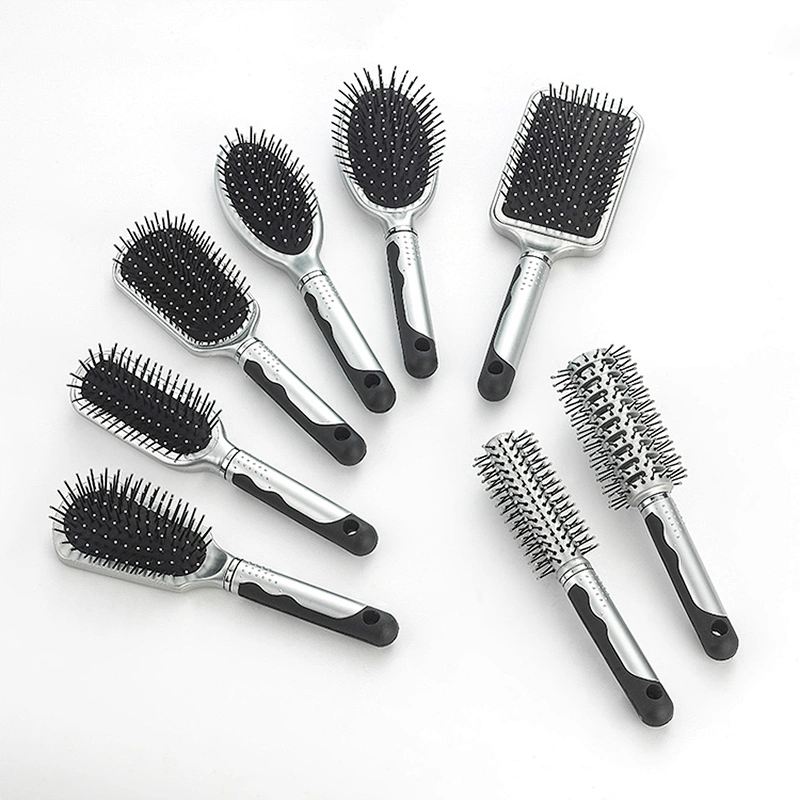 Multifunctional anti-static massage hair brush plastic magic hair brush hairdresser styling brush