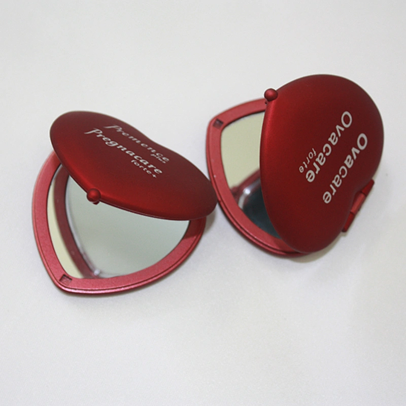 Folding personalized makeup mini private label compact custom led pocket mirror