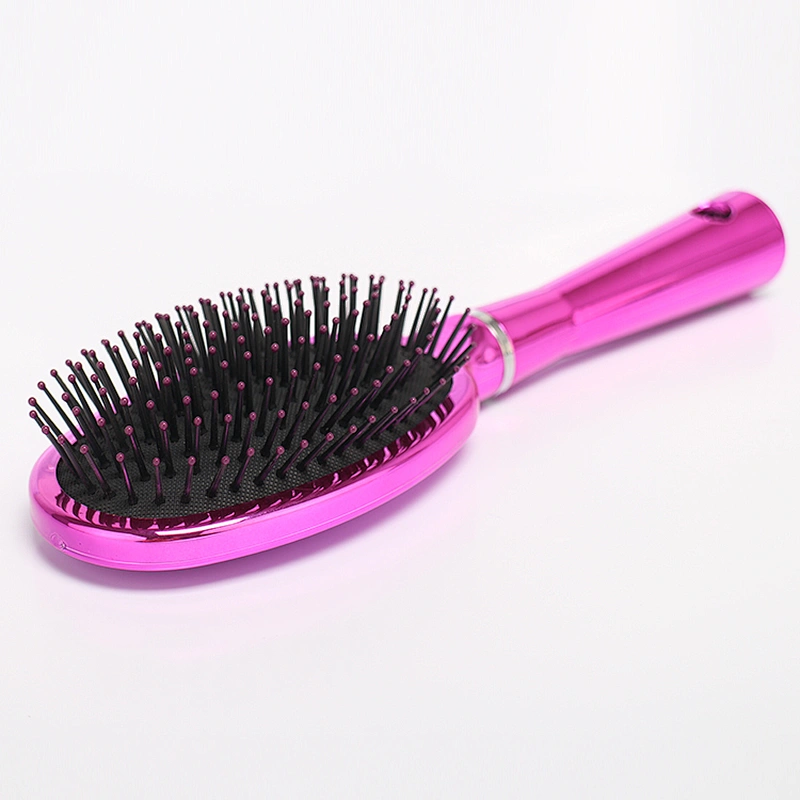 Special design beautiful plastic detangling hairbrush for wholesale
