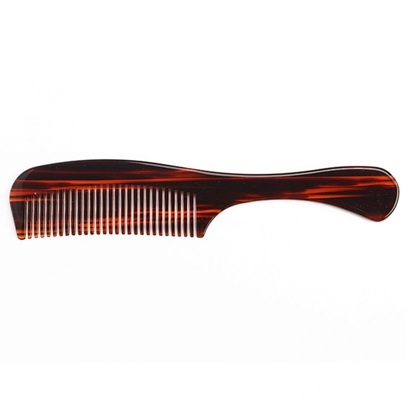 Popular and cheap cellulose acetate handmade hair comb